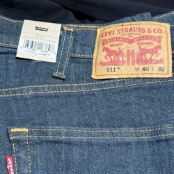 👖 Levi’s 511 Slim Fit Jeans – Blue – Size 40x32 👖