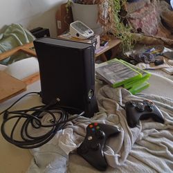 Xbox 360 Arcade Elite Black With 256gb Memory