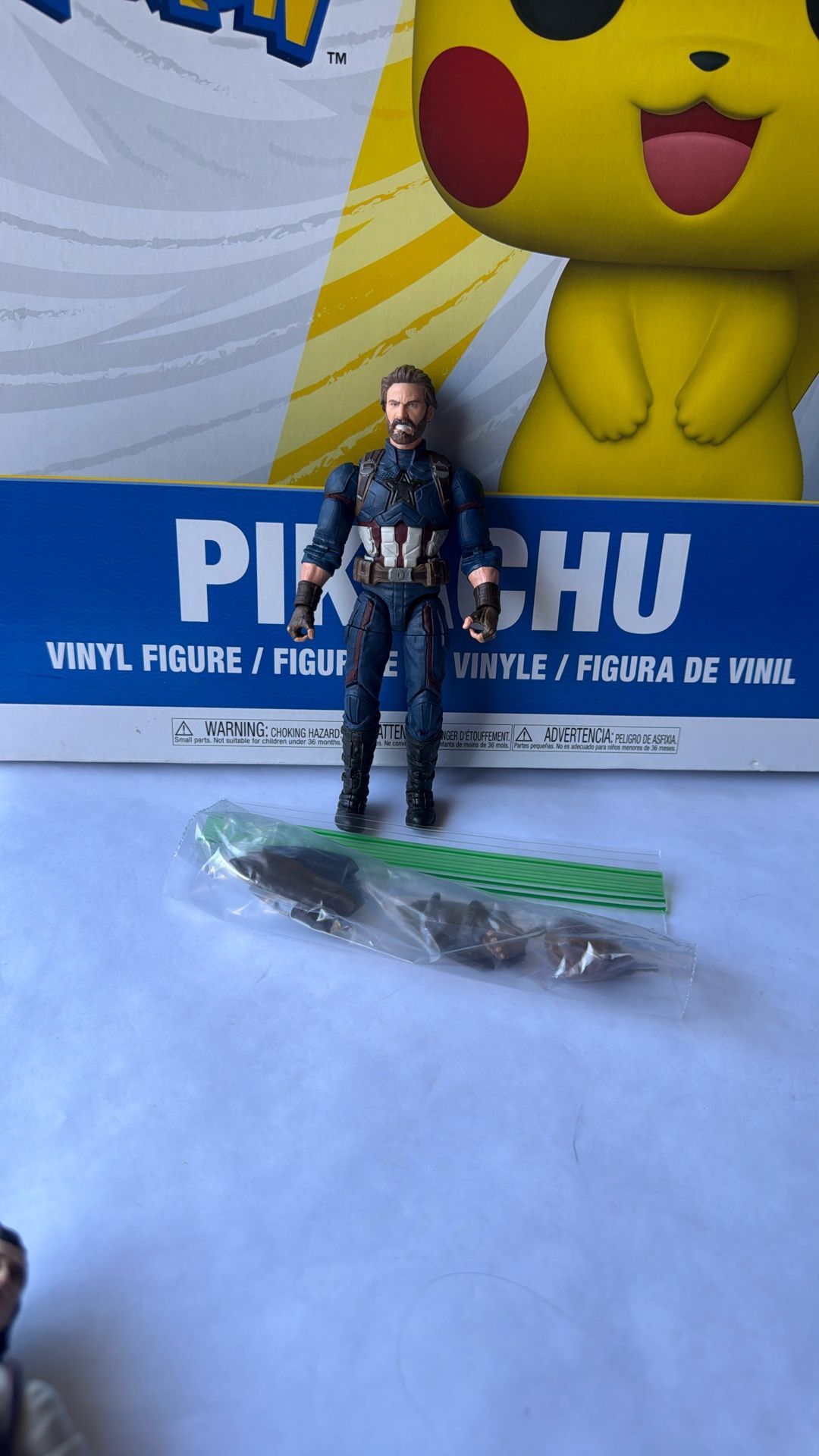 Marvel Legends Captain America Infinity War Solo Figure (USED) Hasbro.