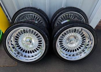 FORD OR CHEVY 5 LUG -NEW 20x11 polished wheels with atturo tires