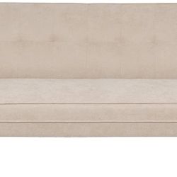 (Thanksgiving Sale 11/20-11/30) Mid-Century Futon Sofa Bed Modern Fabric Couch Convertible Reclining Sofa Bench Seat with 2 Cushion for Living Room an