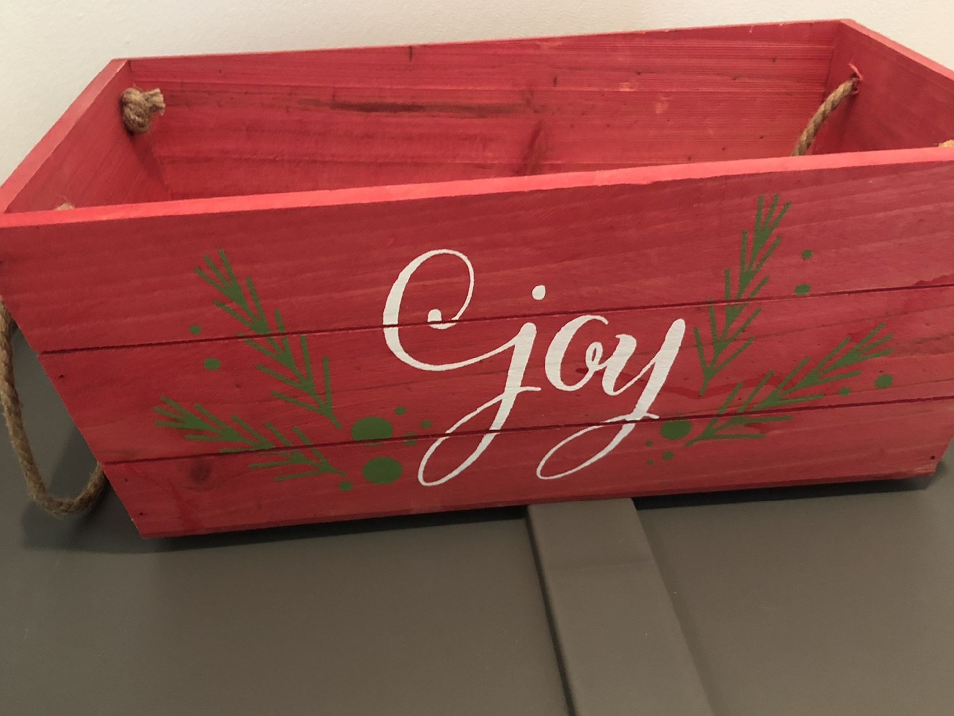 Like New! Christmas Decor box