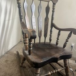 Old rocking chair vintage