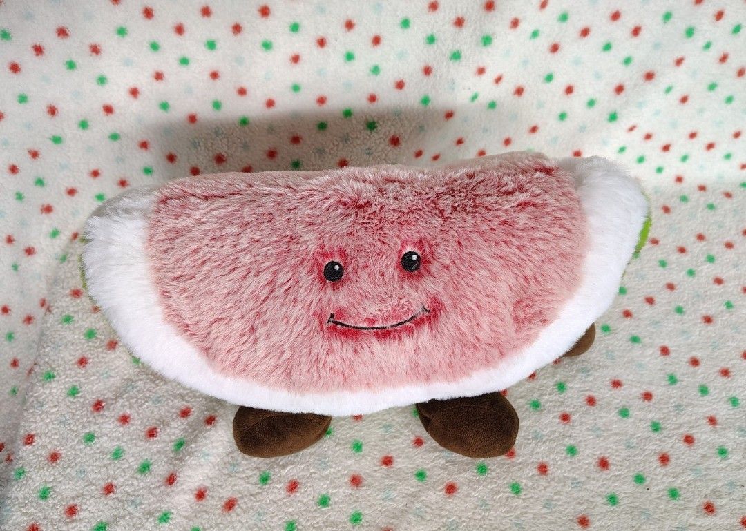 12" Pink Sky Weighted Plush Watermelon Doll 2.2 Lbs Promotes Sleep HTF!!!