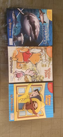 Books with figures.