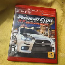 Ps3 Midnight Club Los Angeles Complete Edition