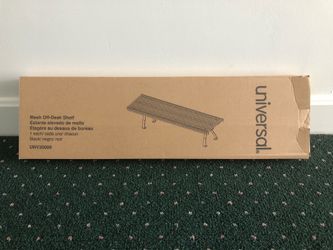 Black Metal Mesh Shelf