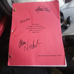 Signed Script Of The Shining 