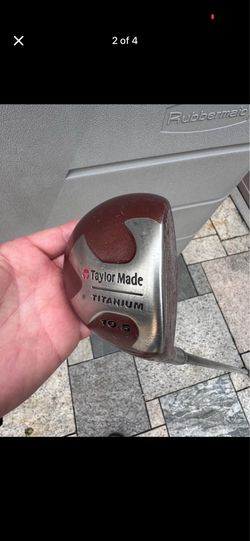 TaylorMade Titanium Driver 10.5° Graphite Bubble S-90 Plus