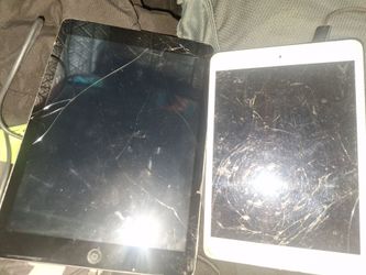 I pad and ipad mini 70$