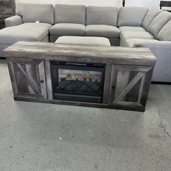 (Free Delivery) New Electric Fire Place TV Stand