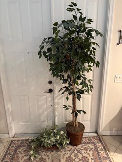 78inch high indoor faux tree & faux plant