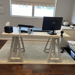 Desk + Cabinet 
