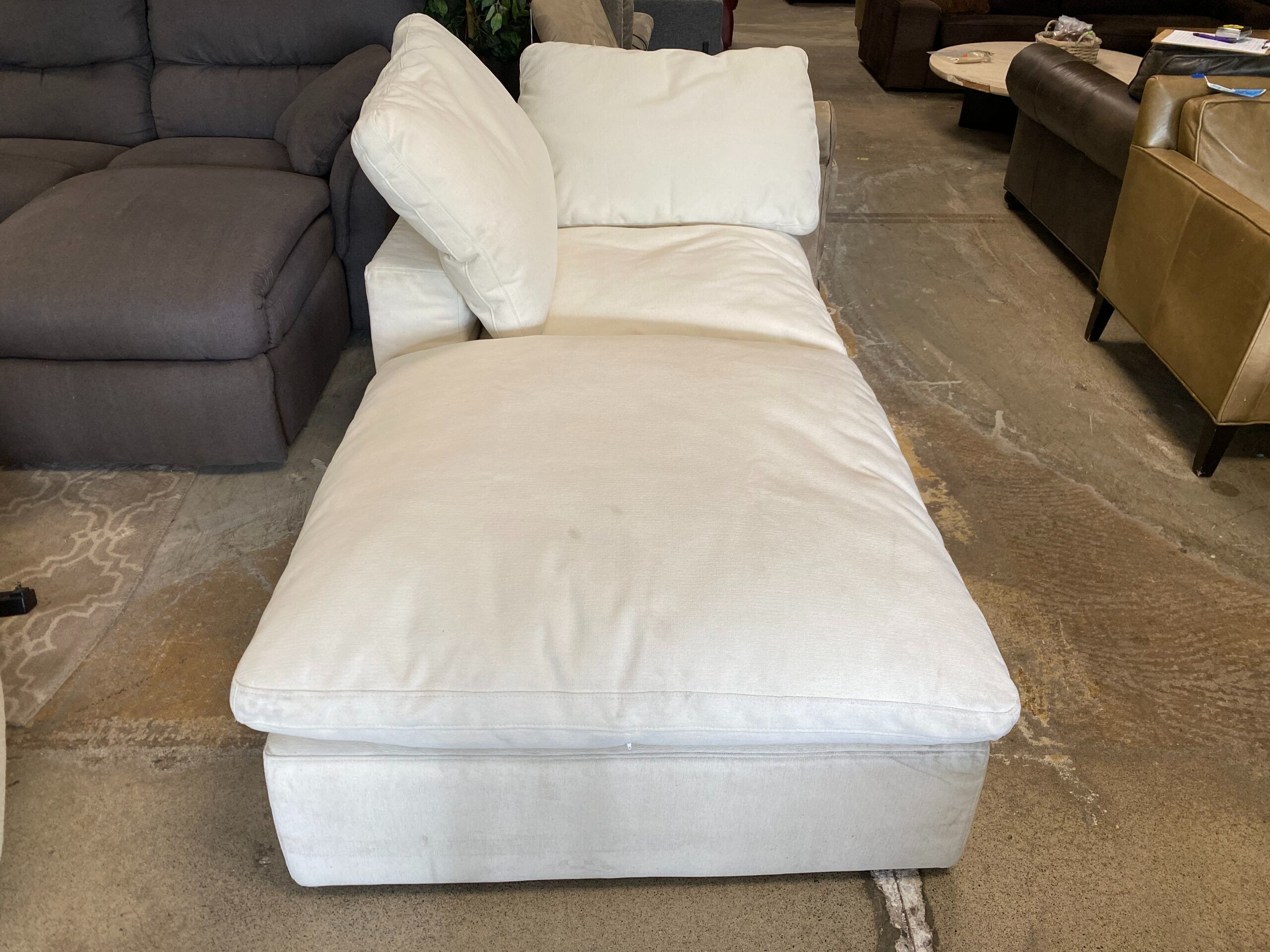 RESTORATION HARDWARE Cloud Couch Corner Piece w/ Ottoman