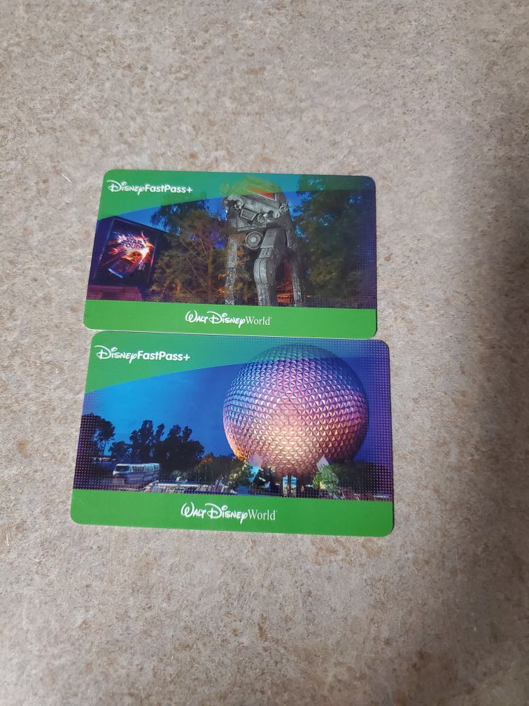 Two one day 4 park hopper tickets
