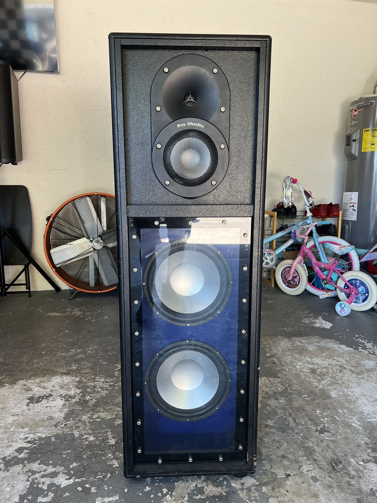 Floor Speakers Sony Pro Studio Ps413 Pro Studio Pair Of Tower