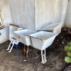 Cast Iron Sinks From 1920’s House