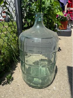 Big glass bottle