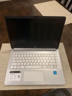 HP 14-DQ3xxx with 128GB SSD, 8GB Ram, Windows 11, and Office