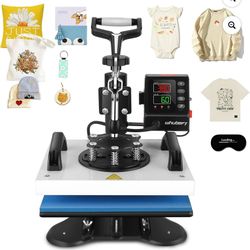 New in box Heat Press 12x10 with 360°Swing-Away Design, 650W Digital Shirt Press Machine with LCD Control Panel, DIY Vinyl Heat Press Sublimation Mach
