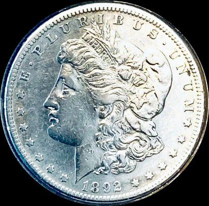  1892 S Morgan Silver Dollar Uncirculated Ra1re High Dollar