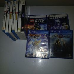Ps5. Ps4 And WII Games