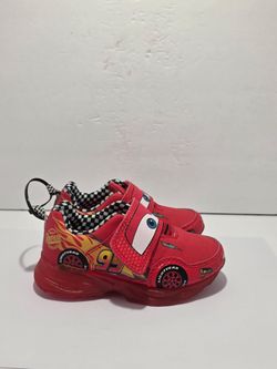 Cars lightning McQueen kids shoes rare