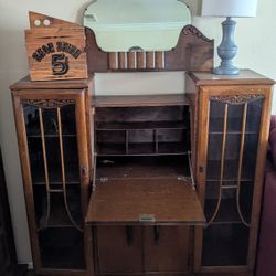 Double Sided Secretary Desk And Storage $120