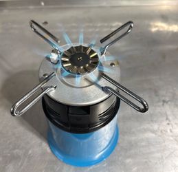 Gas compact back packing stove $25