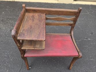 Antique Vintage Telephone Table