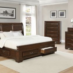 Brand New 4 Pc Queen Bedroom Set