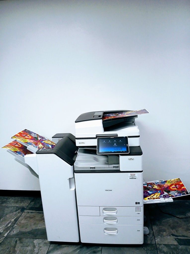 Laser Printer RICOH MP C6004ex || With STAPLING FINISHER || Appears Code SC544-01