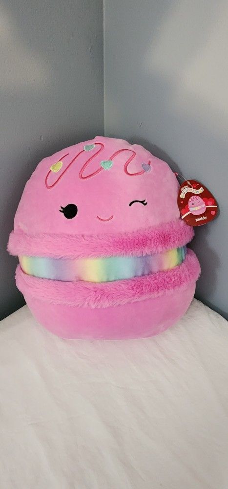 14" Middy The Pink Macaron SQUISHMALLOW. NWT