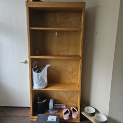 Solid Wood Bookshelf 