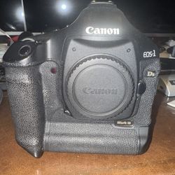 Canon EOS 1Ds Mark III 21MP Professional DSLR 2 Batteries & Charger Ex+EC (2)