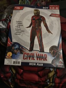 New Ironman costume Halloween size 4-6