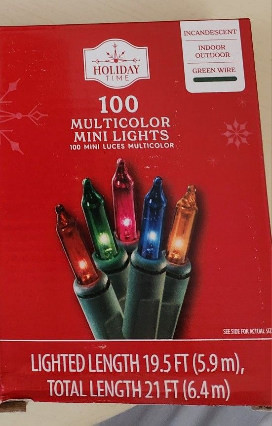 100 Count Multi Color Lights