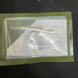 8.4 Gram .999 Fine Silver AK-47