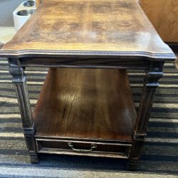 Antique end table