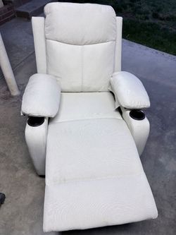 Korser Recliner Chair,Manual Recliner for Adults with Side Pocket; Compact Recliner for Small Spaces,Adjustable, Padded, and Comfortable Cordur