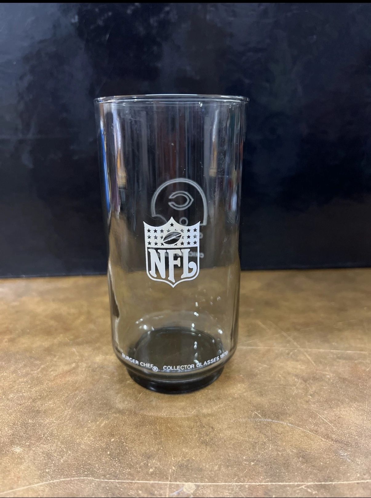 NFL St. Louis Cardinals Collectors 5 1/2" Smoke Drinking Glass Burger Chef 1979