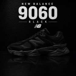 New Balance 9060 Triple Black