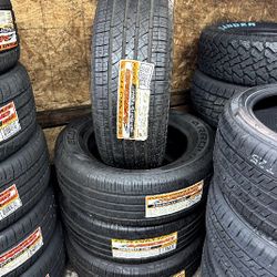 SET OF FOUR NEW TIRES 255/60/19 ARROYO GRANDSPORT ALL SEASON INCLUDING MOUNT AND BALANCE. ASK ME FOR SIZES AND BRANDS 
