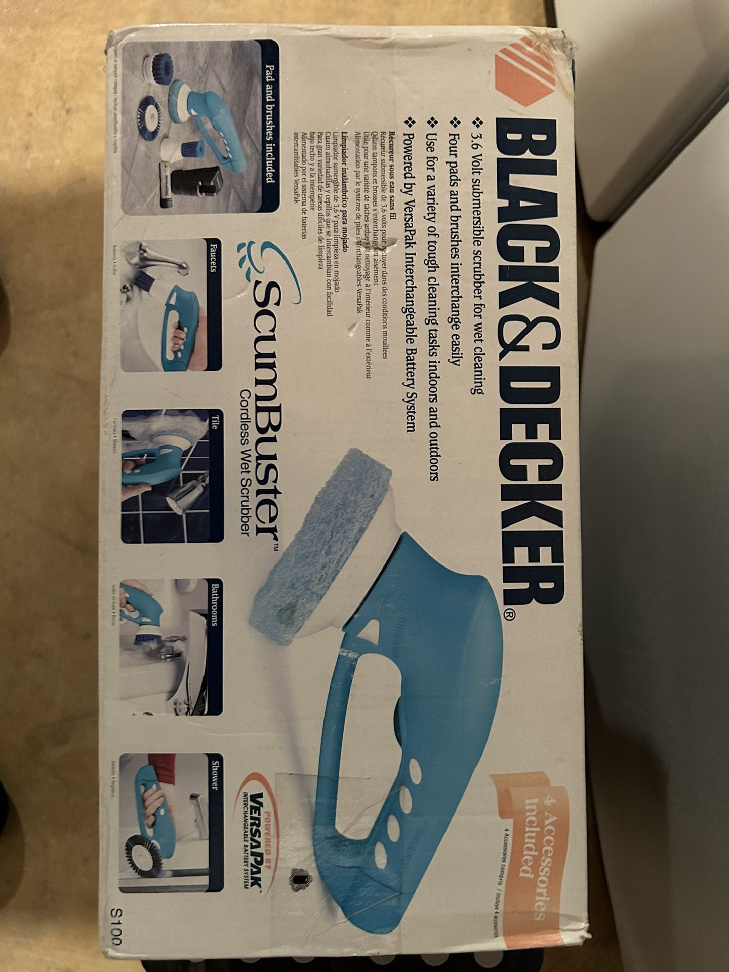 Tool - Scrubber - Black & Decker Scum Buster