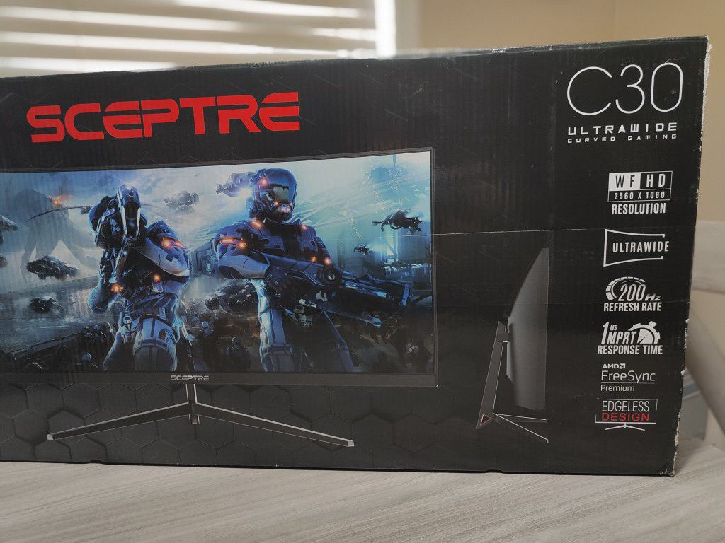 Curved Gaming PC Monitor 