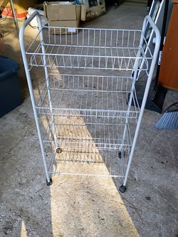 $10 3 Tiered Wired Cart On Wheels