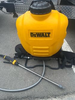 Dewalt backpack professional grade 4gallon sprayer