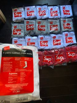 Supreme socks 6-12