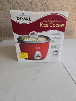 New rice cookier 6 cup capacity