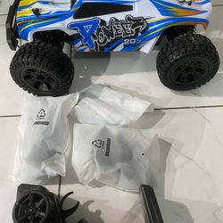 1:10 Large High Speed Remote Control Car with LED Shell Lights, 48+ KM/H, 4WD